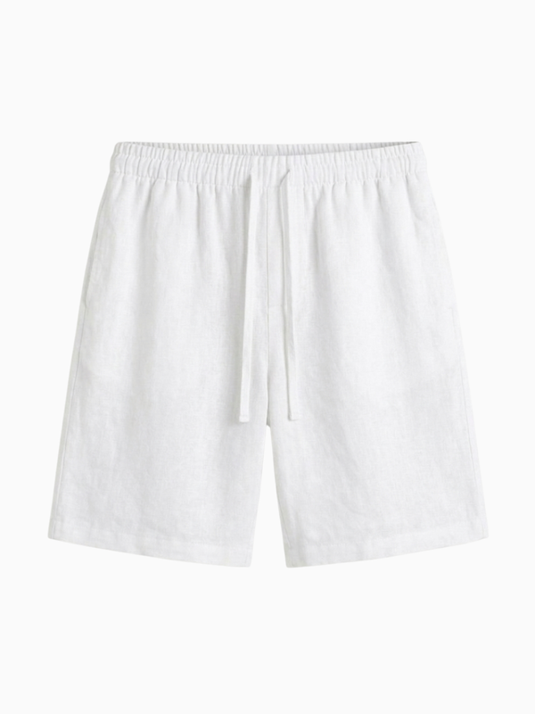 Riviera linen shorts