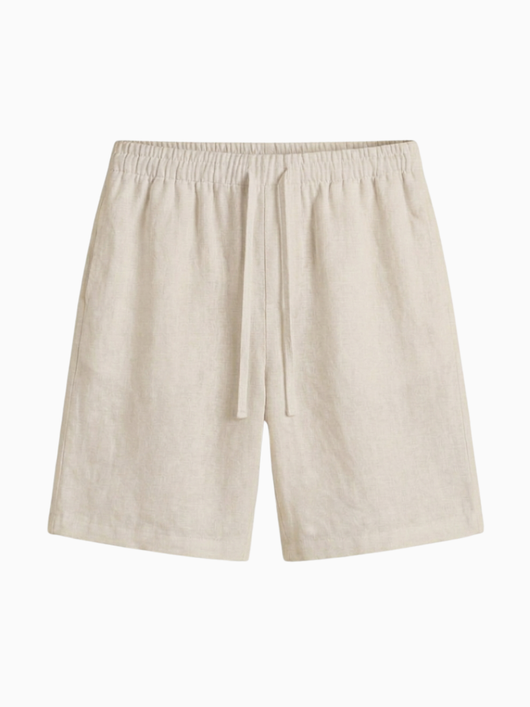 Riviera linen shorts