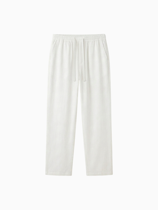 Capri linen trousers