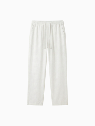 Capri linen trousers