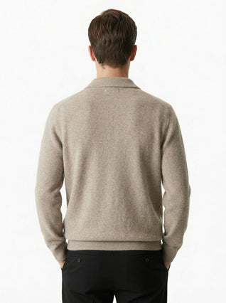 Essential zip cardigan