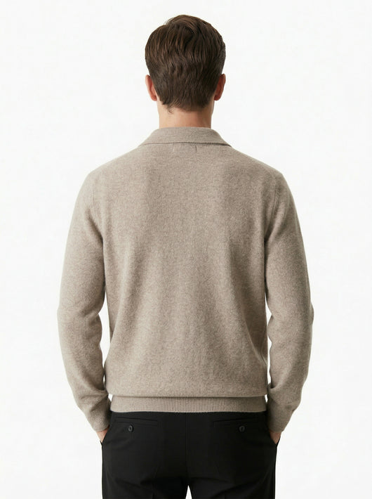 Essential zip cardigan